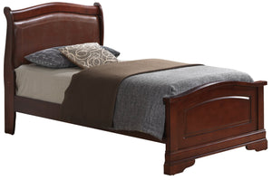 English Elm Charming Twin Bed In Rich Cherry Finish – Classic Design, Compact Size, Easy Assembly For Cozy Spaces B078S00280