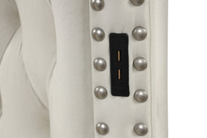 English Elm Hazel Modern Queen Bed With Usb Chargers, Velvet Upholstery & Built-In Storage For Glamorous Bedrooms B009S01913