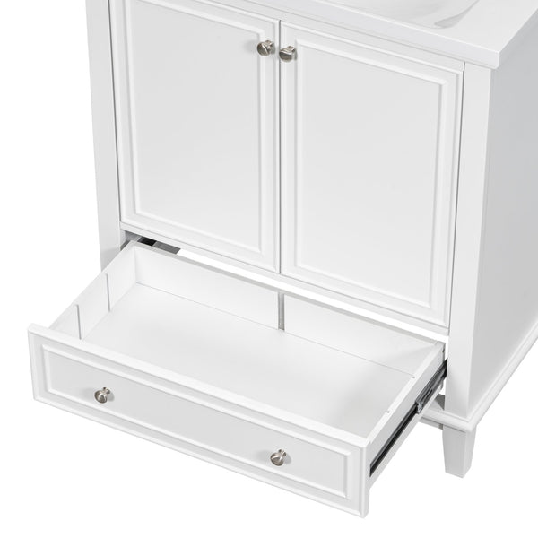 English Elm 30" Bathroom Vanity With Sink Combo – Modern Design, Ample Storage, Durable Materials & Easy Assembly SY999606AAK-6