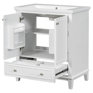 English Elm 30" Bathroom Vanity With Sink Combo – Modern Design, Ample Storage, Durable Materials & Easy Assembly SY999606AAK-6