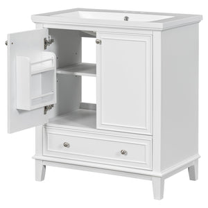 English Elm 30" Bathroom Vanity With Sink Combo – Modern Design, Ample Storage, Durable Materials & Easy Assembly SY999606AAK-6