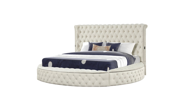 English Elm Hazel Luxurious 5Pc King Vanity Set With Usb Ports, Velvet Upholstery & Ample Storage Solutions B009S02076