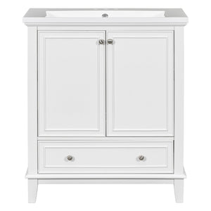 English Elm 30" Bathroom Vanity With Sink Combo – Modern Design, Ample Storage, Durable Materials & Easy Assembly SY999606AAK-6