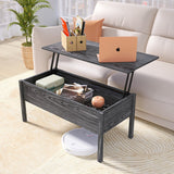 Hearth and Haven [Video Provided]Mdf Lift-Top Coffee Table with Storage For Living Room, Dark Grey Oak W848134663