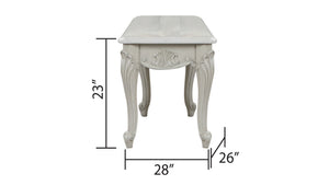 English Elm Tuscan Elegant Wooden End Table In Gray Finish – Classic Charm, Versatile Design For Any Space B009138508-GIGA