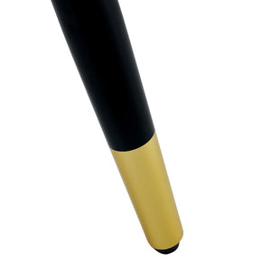 English Elm Table 5-Piece Dining Set With Sintered Stone Top And Black Metal Legs - Modern Comfort For Any Space W1151S00411-GIGA