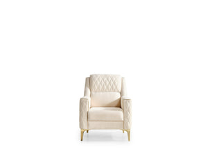 English Elm Luna Ivory Modern Accent Chair – Chic Contemporary Living Room Seating, Plush Comfort & Clean Lines B009138500