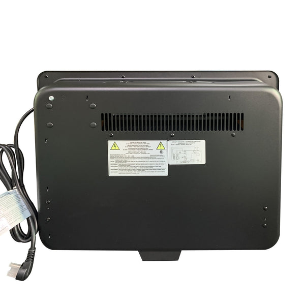 English Elm TVstand,media modern gray entertainment console with 1400W infrared electric fireplace, LED Bluetooth band, 62.6" L storage cabinet for TVs up to 65", safe flame effect, 120V home heating ambiance W679119744