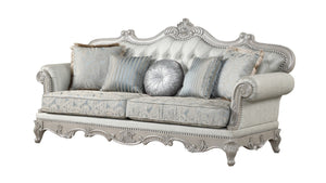 English Elm Tuscan Living Room Set - 2Pc Velvet Sofa & Loveseat - Timeless Italian Elegance For Your Home B009S01053-GIGA