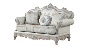 English Elm Tuscan Tufted Traditional Loveseat – Compact Two-Seater, Quality Wood Frame, Cozy Elegant Style B009138505
