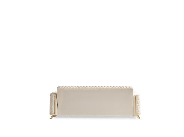 English Elm Luna Modern Sofa in Ivory — Elegant Tufted Contemporary Design, Plush Comfort, Durable Upholstery (99) B009S01541