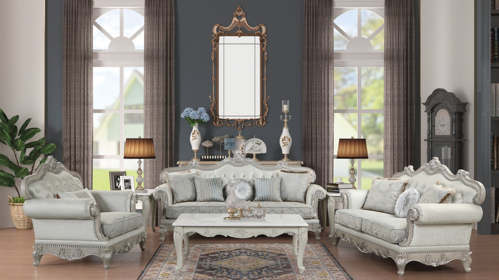 English Elm Tuscan Tufted Traditional Loveseat – Compact Two-Seater, Quality Wood Frame, Cozy Elegant Style B009138505