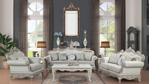 English Elm Tuscan Tufted Traditional Loveseat – Compact Two-Seater, Quality Wood Frame, Cozy Elegant Style B009138505