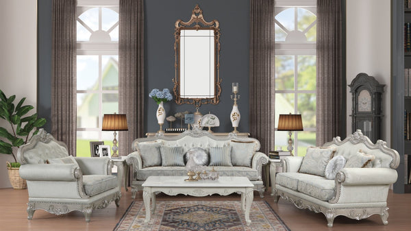 English Elm Tuscan Tufted Traditional Loveseat – Compact Two-Seater, Quality Wood Frame, Cozy Elegant Style B009138505