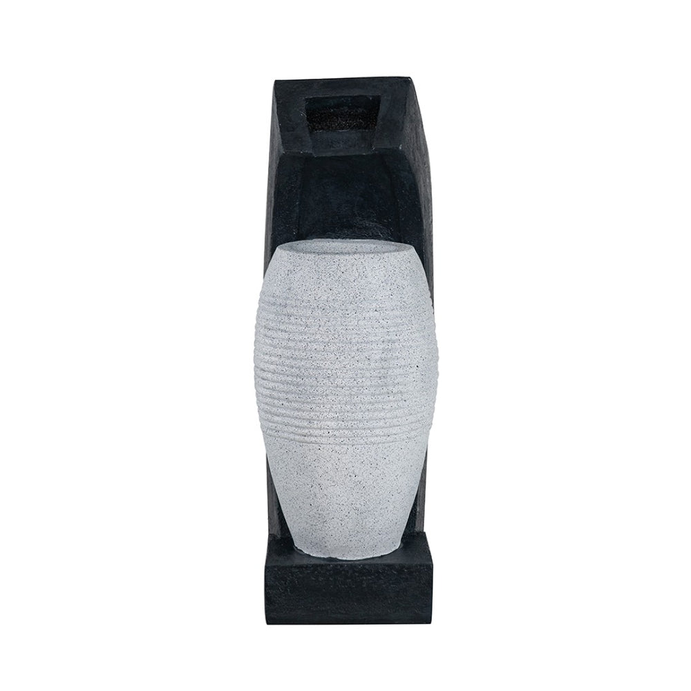 English Elm 10x8.1x23.4" Vase Style Indoor Outdoor Water Fountain with Led Light and Pump W2078138949
