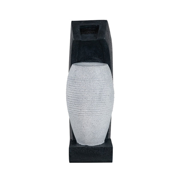 English Elm 10x8.1x23.4" Vase Style Indoor Outdoor Water Fountain with Led Light and Pump W2078138949