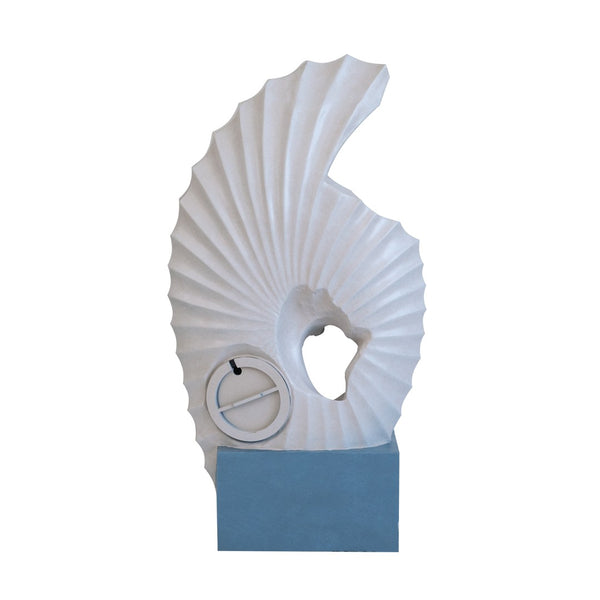 English Elm 16.9x10.2x31.9" Sculptural Polyresin Indoor Outdoor Fountain with Light Cascading Flow W2078138947