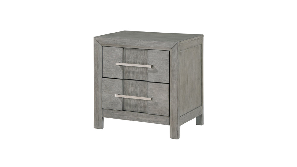English Elm KENZO Modern King 4PC Bedroom Set with LED Headboard, Bluetooth Speakers, USB Ports & Ample Storage B009S01144
