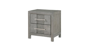 English Elm Kenzo Modern 4Pc King Storage Bedroom Set With Led Headboard, Bluetooth Speakers & Usb Ports - Grey B009S02020