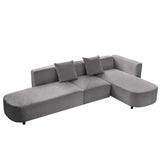 English Elm U-Style Luxury Modern Style Living Room Upholstery Sofa