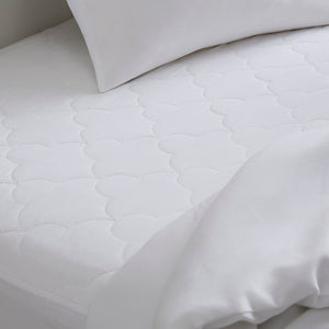 English Elm Cotton Quilted Mattress Pad - Breathable, Cooling Comfort With Secure Fit For Restorative Sleep B03595106