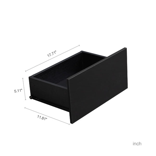 English Elm High Gloss Black Tv Console with Led Ambiance Lighting Storage Cabinets Modern Living Room W1321126658