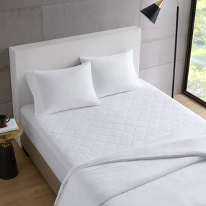 English Elm Cotton Quilted Mattress Pad For King Size Beds - Breathable, Comfortable, And Machine Washable! B03595107