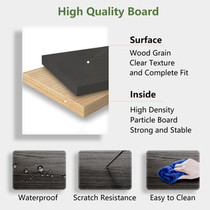 English Elm [Video] TV Console with Storage Cabinets, RGB APP & Remote Control, 31 Modes, USB Power Ports, Modern W1701136991