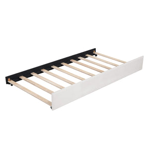 English Elm Twin Upholstered Daybed with Ergonomic Backrest and Velvet Finish, Twin Trundle for Guests and Space Saving Beige SF000072AAA