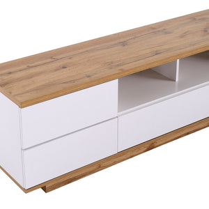 English Elm Modern Tv Stand For 80" Tvs - Sleek Media Console With Smart Storage, Cable Management & More! WF313575AAK