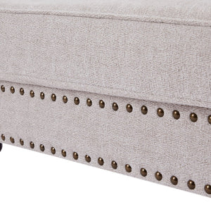 English Elm 82" Chenille Two Seat Loveseat with Nailhead Trim Plush Foam Living Room Sofa W1708S00026
