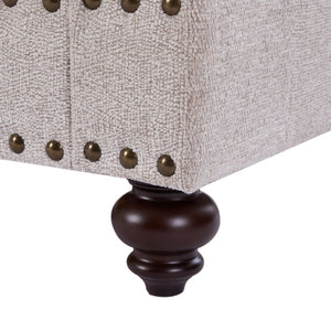 English Elm 82" Chenille Two Seat Loveseat with Nailhead Trim Plush Foam Living Room Sofa W1708S00026