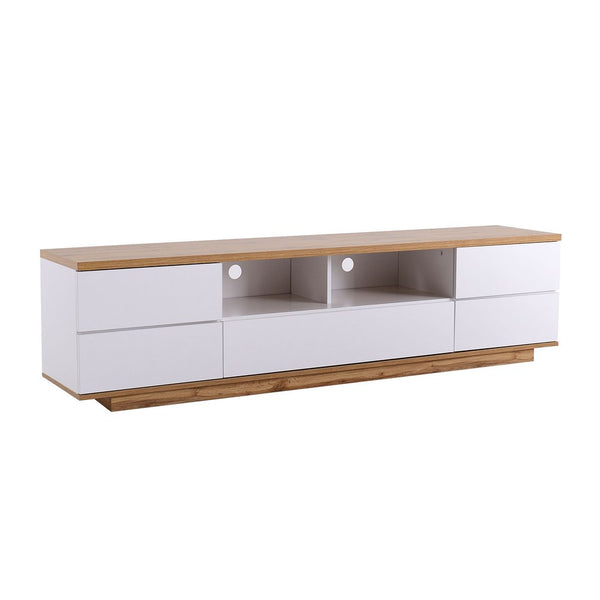 English Elm Modern Tv Stand For 80" Tvs - Sleek Media Console With Smart Storage, Cable Management & More! WF313575AAK