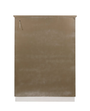 English Elm Medusa 5-Drawer Chest Gold & Copper Snake Skin Finish with LED Accent Lighting for Luxe Storage B009139111