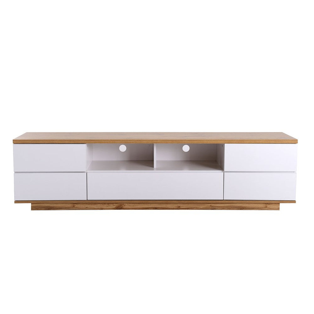 English Elm Modern Tv Stand For 80" Tvs - Sleek Media Console With Smart Storage, Cable Management & More! WF313575AAK