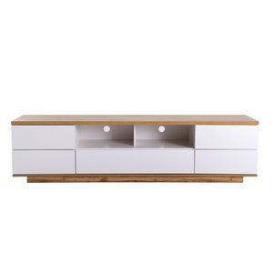 English Elm Modern Tv Stand For 80" Tvs - Sleek Media Console With Smart Storage, Cable Management & More! WF313575AAK
