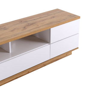 English Elm Modern Tv Stand For 80" Tvs - Sleek Media Console With Smart Storage, Cable Management & More! WF313575AAK