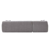 English Elm Modern Large L-Shape Modular Sectional Sofa For Living Room, Bedroom, Salon, 2 Piece Free Combination, Simplified Style