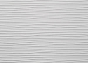 English Elm 1pc Twin Panel Bed White Finish Geometric Frame Curved Slatted Headboard Low Footboard Twin B011S00628