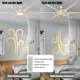 English Elm 100" Ceiling Fans With Lights and Remote