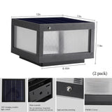 English Elm Solar Wall Lamp With Dimmable Led(2 Pack)