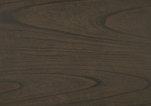 English Elm Dark Walnut Six Drawer Dresser Mindy Veneer Wire Brushed Finish Master Bedroom Storage B011140394