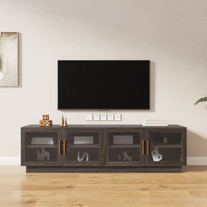 Hearth and Haven 70.87" TV Stand , Modern TV Cabinet & Entertainment Center with Shelves, Wood Storage Cabinet For Living Room Or Bedroom W1778123910