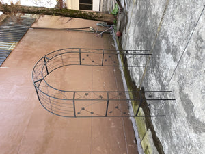 English Elm Metal Garden Arch For Climbing Plants - Elegant Iron Trellis For Weddings, Events & Outdoor Spaces W656127048