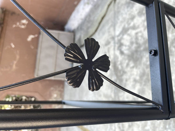 English Elm Metal Garden Arch For Climbing Plants - Elegant Iron Trellis For Weddings, Events & Outdoor Spaces W656127048