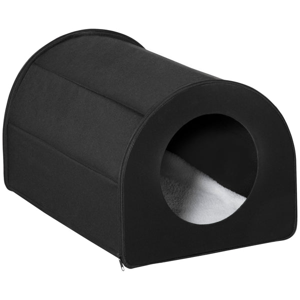 English Elm Dome Insulated Heated Cat House with Waterproof Oxford Fabric, Heated Pad & Berber Fleece Cozywn W2225141117