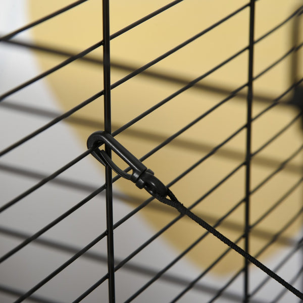 English Elm 42" Multi-level Wire Ferret Enclosure with Hammocks Tunnels and Locking Wheel Base W2225141115