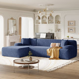 Modern L-Shape Modular Sectional Sofa, High Density Foam, Oversized Comfort, Anti-Wrinkle Fabric, 109