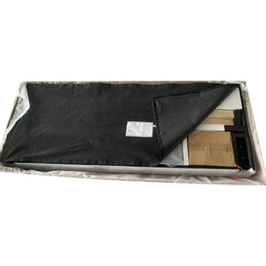 English Elm Queen Upholstered Platform Bed Frame With Elegant Button Tufted Headboard, No Box Spring Required W2297140920-GIGA