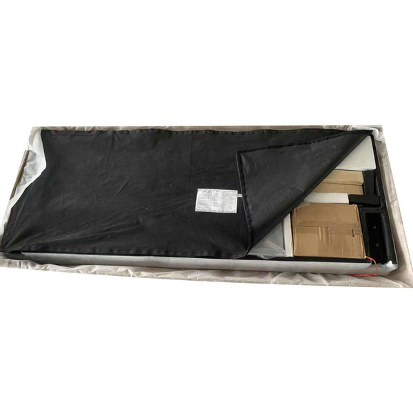 English Elm Queen Upholstered Platform Bed Frame With Elegant Button Tufted Headboard, No Box Spring Required W2297140920-GIGA